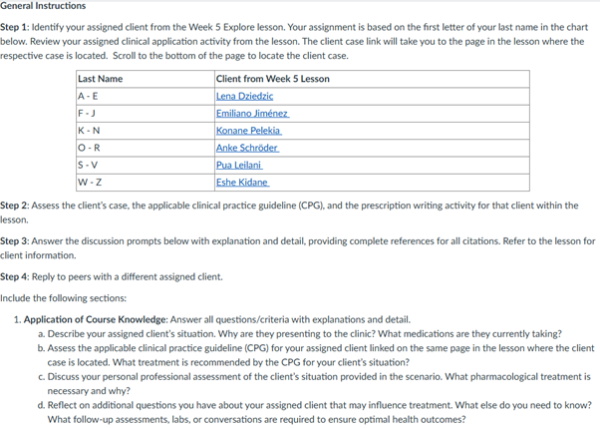 NR565 Week 5 Discussion: CPG's Related to Endocrine Disorders