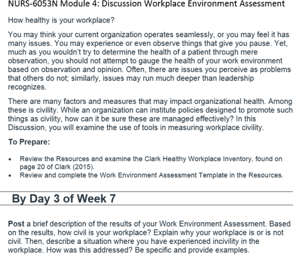NURS-6053N Week 2 Assignment: Analysis of a Pertinent Healthcare Issue